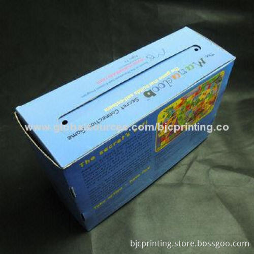 Cosmetic box printing service, perfect bound, hard cover